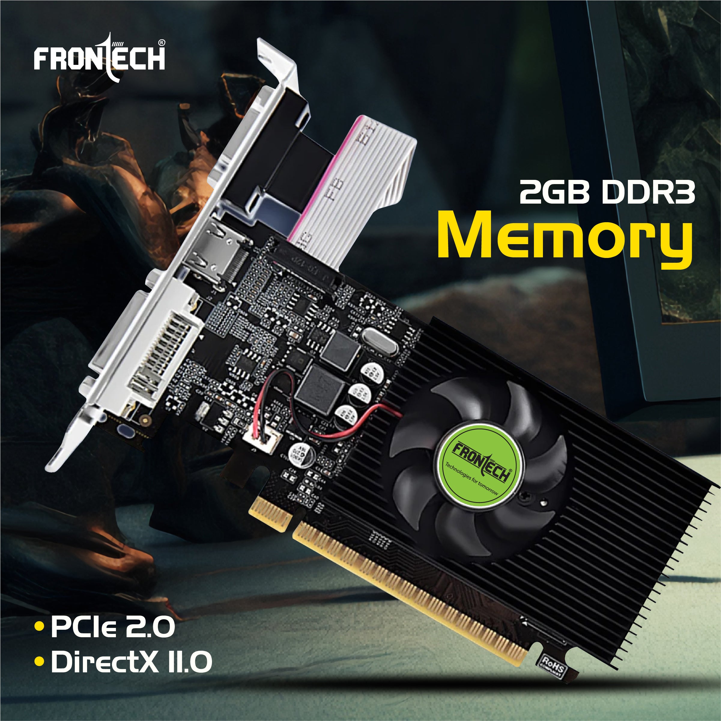 Frontech GT 610 Graphics Card with 2 GB DDR3 (GRP-0003) Frontech GT 610 Graphics Card with 2 GB DDR3 (GRP-0003)